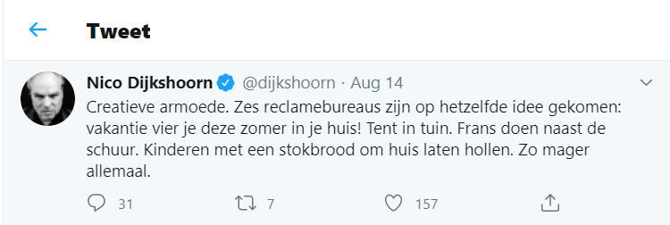 Creatieve armoe in marketingcommunicatie