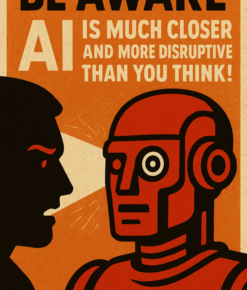 Be aware, AI is veel dichterbij en disruptiever dan je denkt!