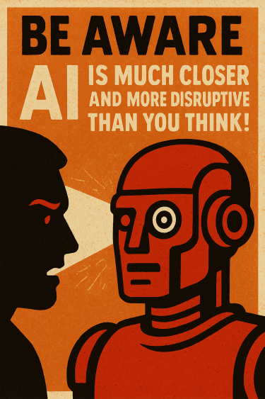 Be aware, AI is veel dichterbij en disruptiever dan je denkt!