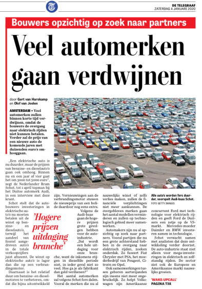 Automerken verdwijnen