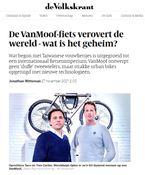 vanmoof veroverd de wereld2